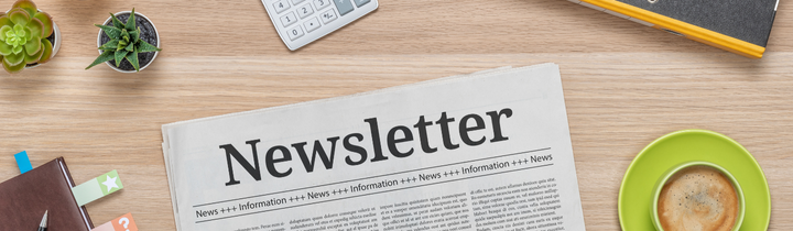 Image of a newspaper on a desk