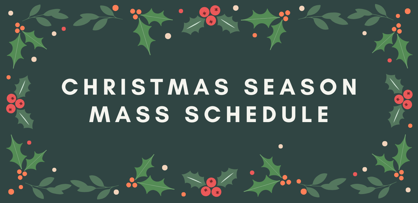 Christmas Season Schedule